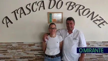 Alexandre Caetano é sócio gerente do restaurante Tasca do Bronze em Almeirim. fotoDR