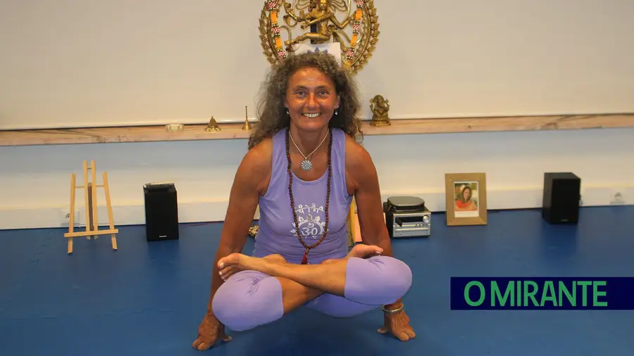 Salomé Anastácio fundou a Áshrama Vila Franca com o objectivo de divulgar e expandir a prática do yoga