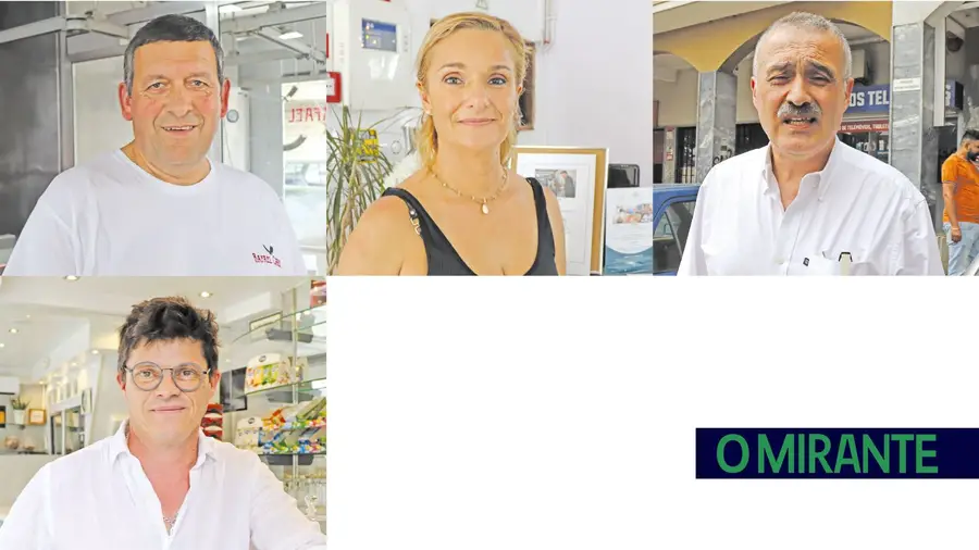 José Domingos, Tânia Brilhante, Rui António e Miguel Barata são alguns dos moradores e comerciantes que se queixam da insegurança, tráfico de droga e prostituição na Rua Pedro de Santarém, no centro da cidade de Santarém