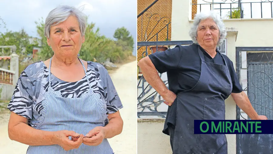 Maria de Jesus e Rosa Santos são moradoras da Quinta do Alferes, em Alhandra, há mais de 40 anos