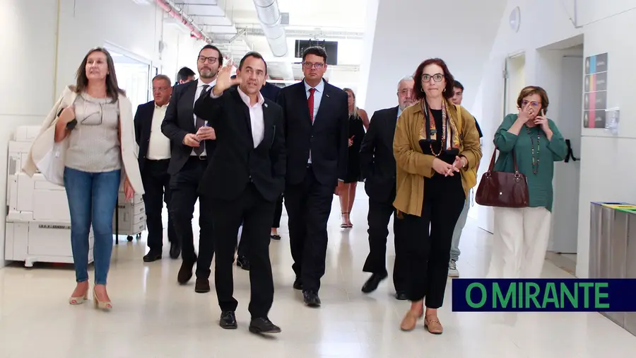 A ministra Elvira Fortunato acompanhou as actividades de integração dos novos estudantes da Escola Superior de Desporto de Rio Maior. FOTO – IPSantarém