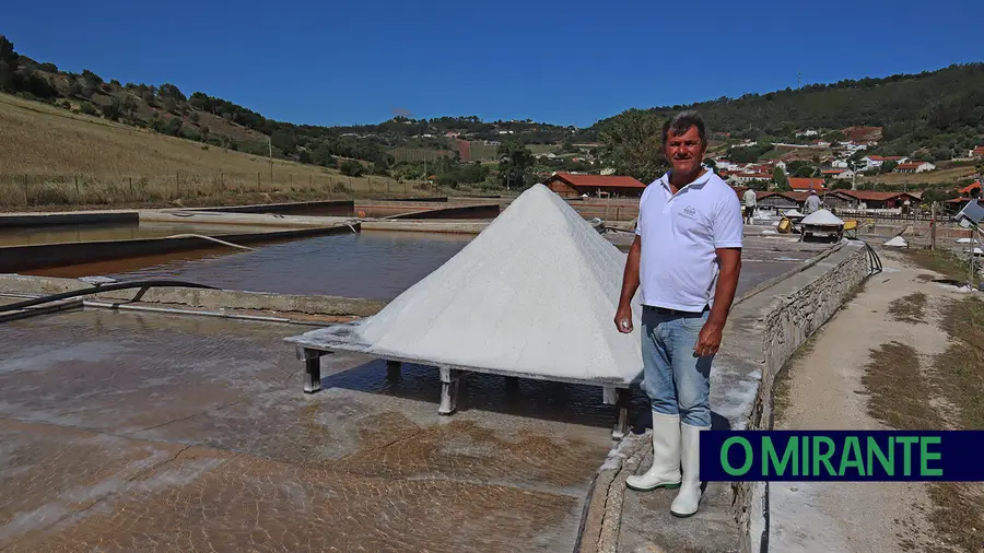 José Casimiro é o presidente da direcção da Cooperativa Agrícola dos Produtores de Sal de Rio Maior