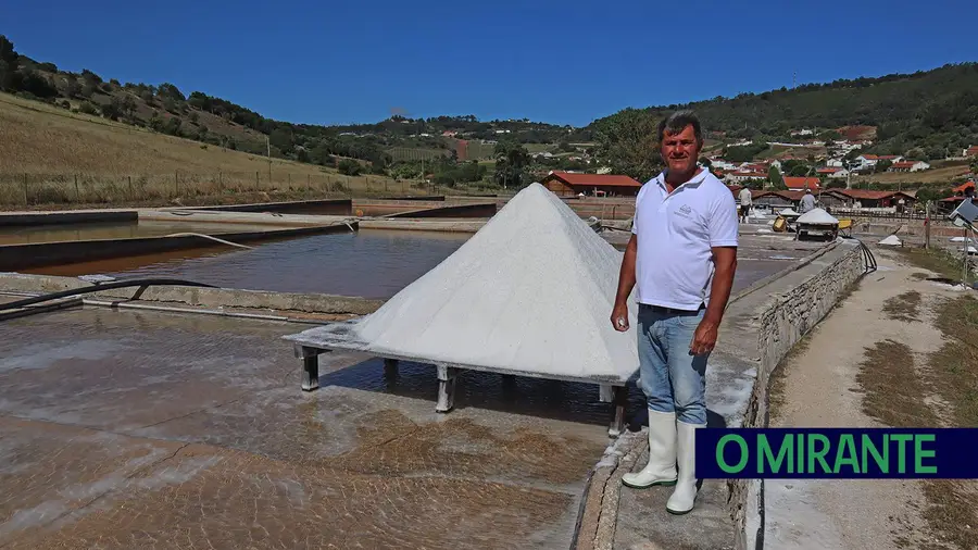 José Casimiro é o presidente da direcção da Cooperativa Agrícola dos Produtores de Sal de Rio Maior