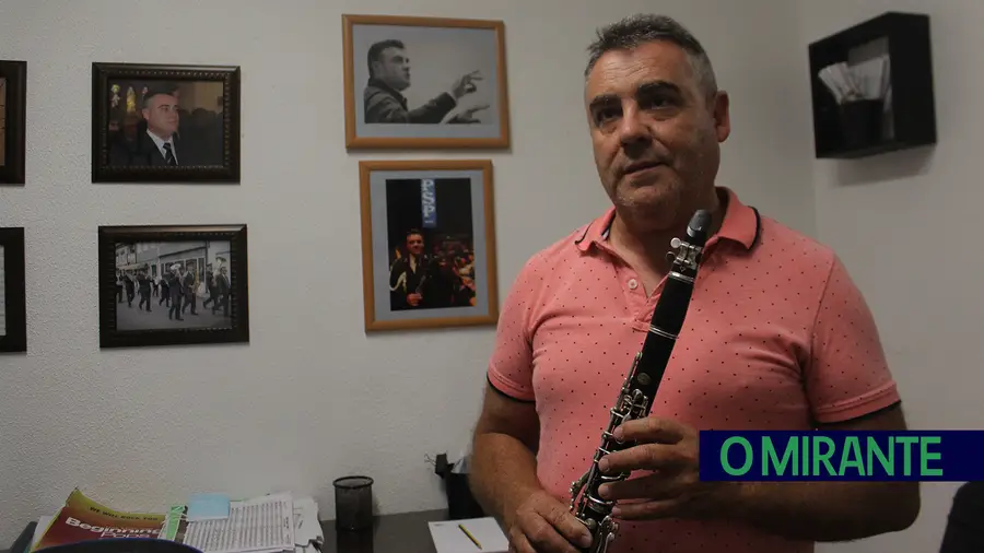 João Dias dirige a Banda Filarmónica Benaventense há 12 anos