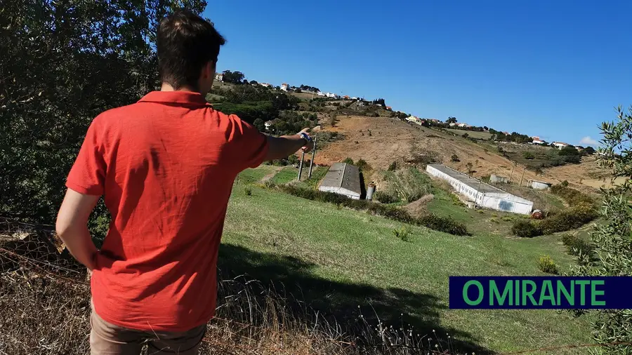 Antigos aviários são visíveis da estrada que liga Santa Sofia ao Farrobo em Vila Franca de Xira