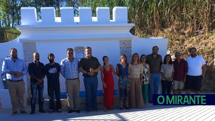 A Fonte da Igreja, em Achete, concelho de Santarém, foi alvo de obras de requalificação