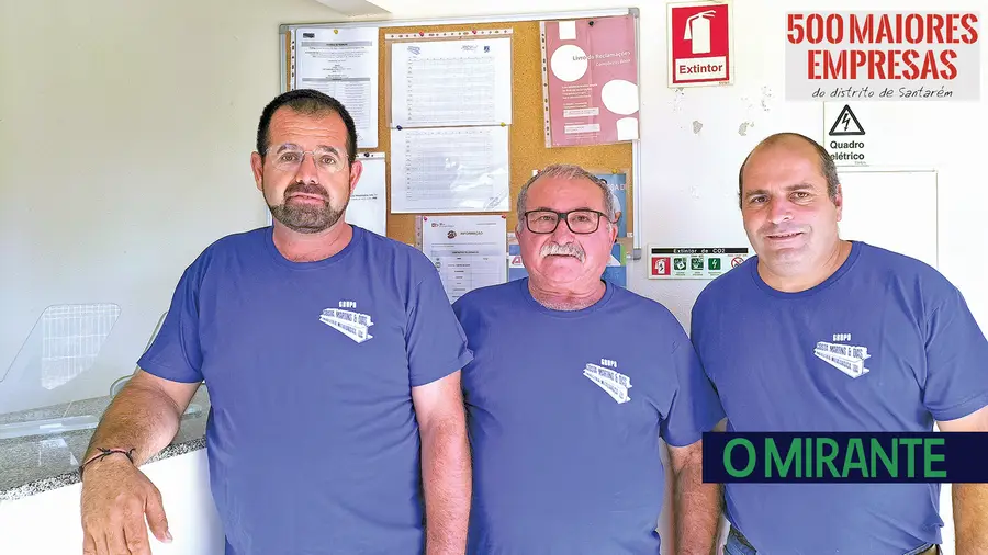 João Dias, José Costa e Paulo Martins são os sócios-gerentes do Grupo Costa Martins & Dias, empresa com sede no concelho de Rio Maior