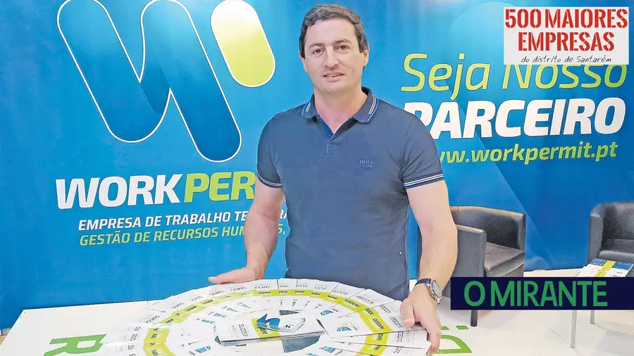 Ricardo Tomás é o gerente da Work Permit com sede em Santarém