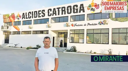 Alcides Catroga, proprietário e fundador da empresa de produção de frutas e hortícolas