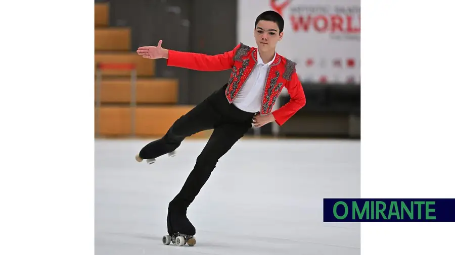 Salvador Amorim vai estrear-se pela selecção nacional na Taça da Europa de Patinagem Artística. fotoDR