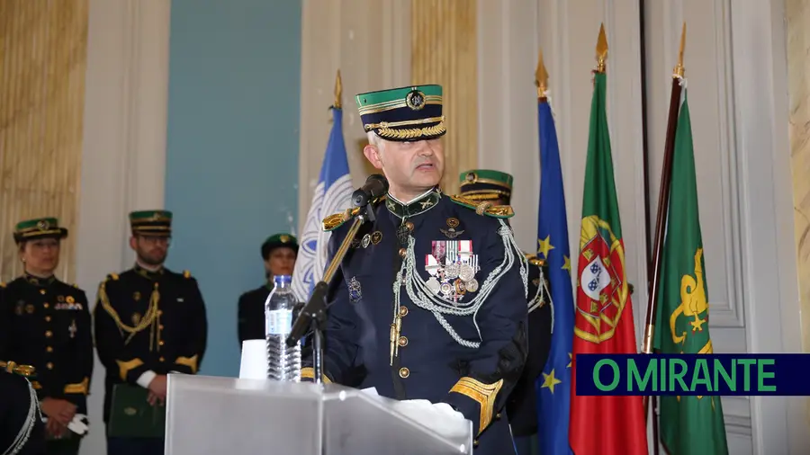 O tenente-coronel Duarte da Graça tomou posse como comandante do Comando Territorial de Santarém da GNR no dia 4 de Outubro de 2022. FOTO – GNR
