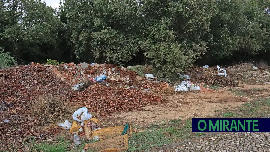 Há uma lixeira a céu aberto na Zona Industrial de Minde que está a revoltar a população. Junta de freguesia promete limpeza e mais rigor na fiscalização do espaço