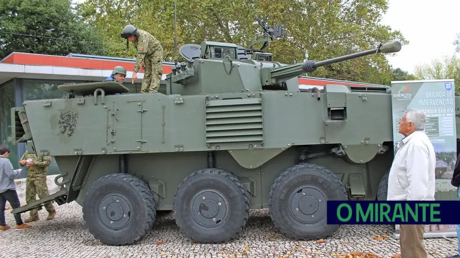 A Expo Exército esteve durante cinco dias no Jardim da Liberdade e suscitou o interesse da população