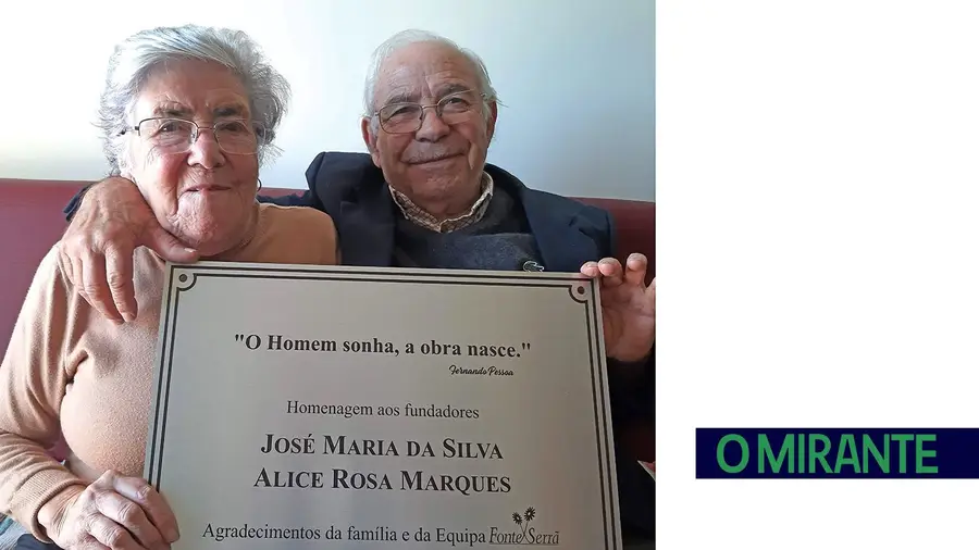 Fundadores foram homenageados com uma placa com os seus nomes. fotoDR