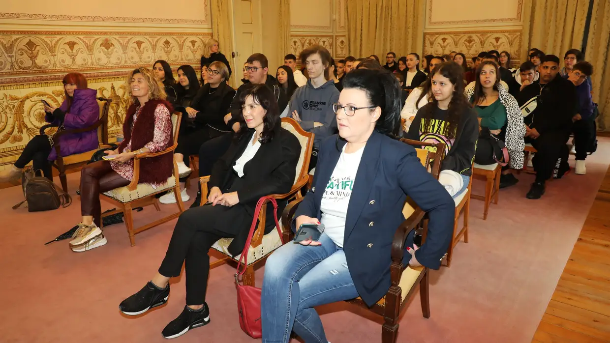 Estudantes e professores gregos em projecto Erasmus em Santarém