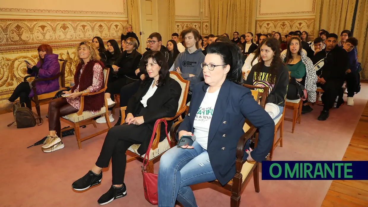 Estudantes e professores gregos em projecto Erasmus em Santarém