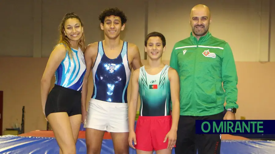 Ginastas do Estevense no Campeonato do Mundo de Trampolins