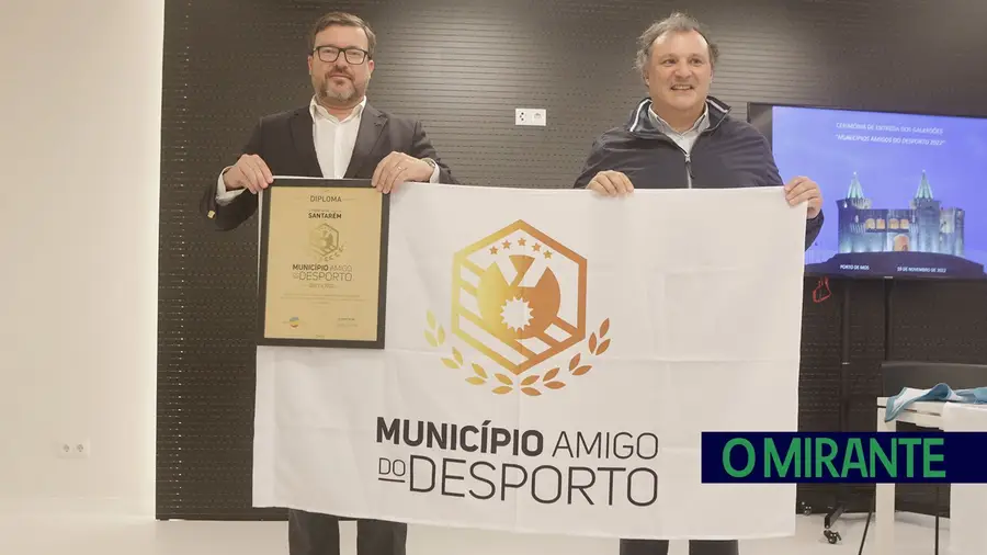 Santarém distinguido como “Município Amigo do Desporto”