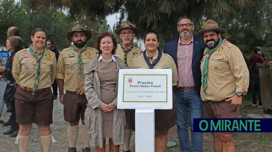 O Grupo 257 da Póvoa de Santa Iria inaugurou a Praceta Robert Baden-Powell