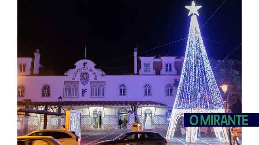 Acenderam-se as luzes de Natal em Vila Franca de Xira Acenderam-se as luzes de Natal em Vila Franca de Xira