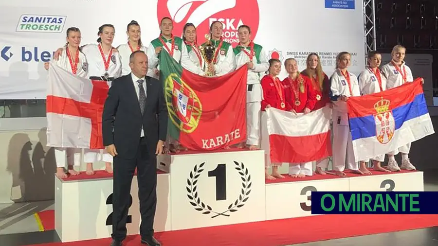 Atletas da Póvoa de Santa Iria campeões europeus de Karate Shotokan