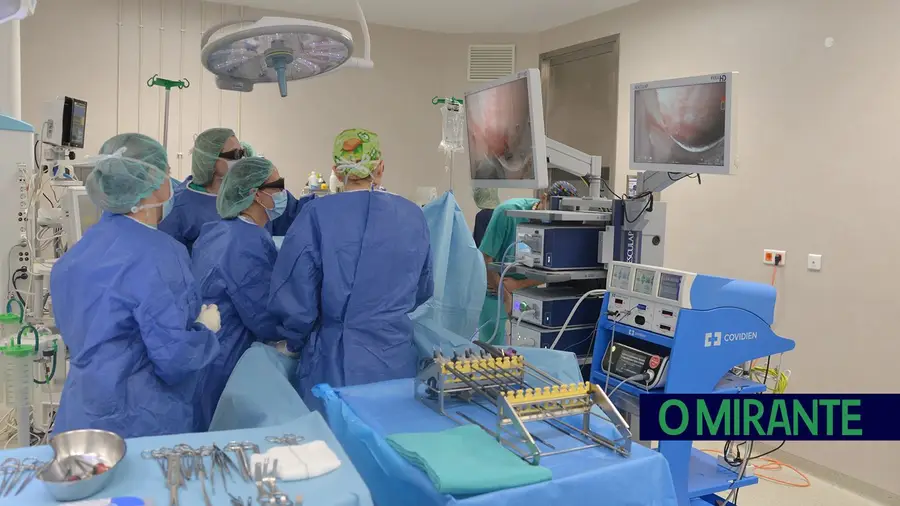 Hospital de Santarém com avançado equipamento de cirurgia vídeo Hospital de Santarém com avançado equipamento de cirurgia vídeo