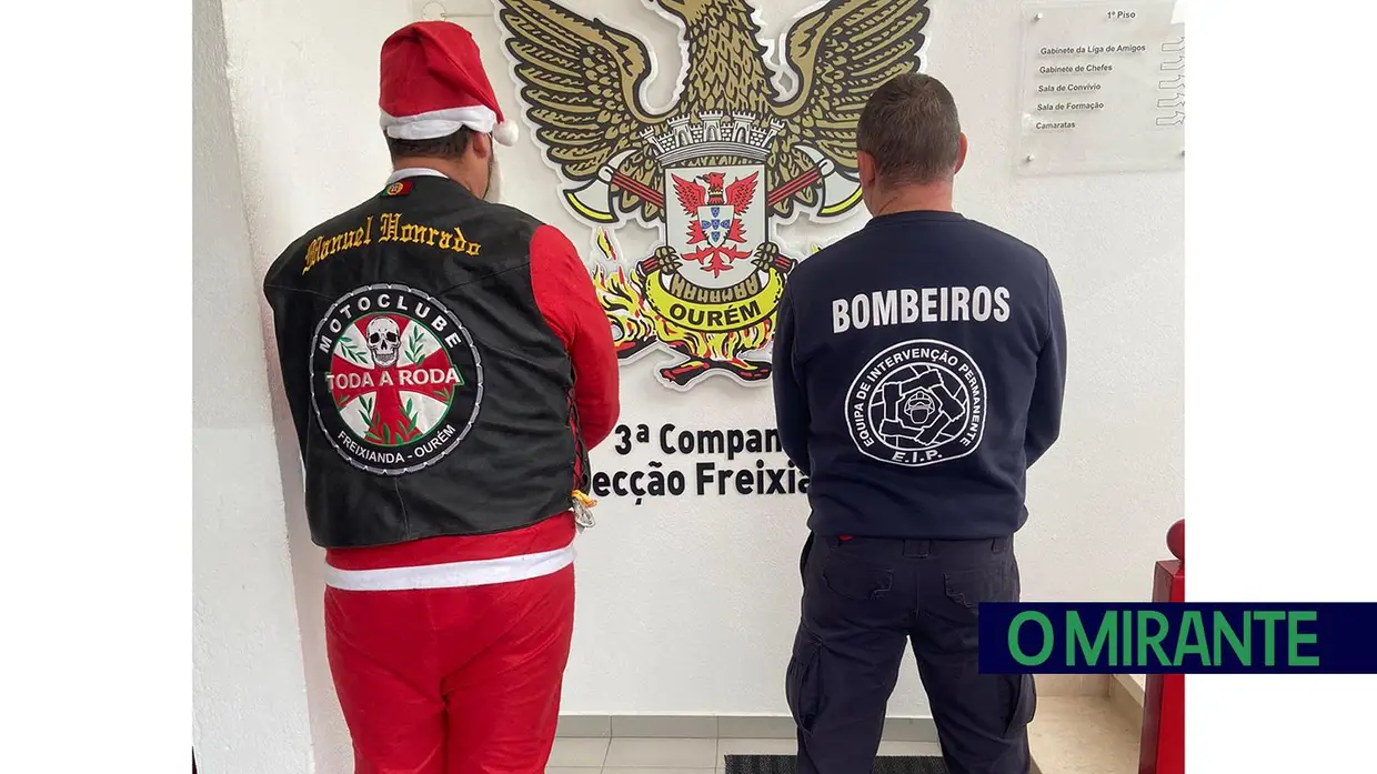 Motoclube Toda a Roda fez actividade de Natal que incluiu visita à escola da Freixianda