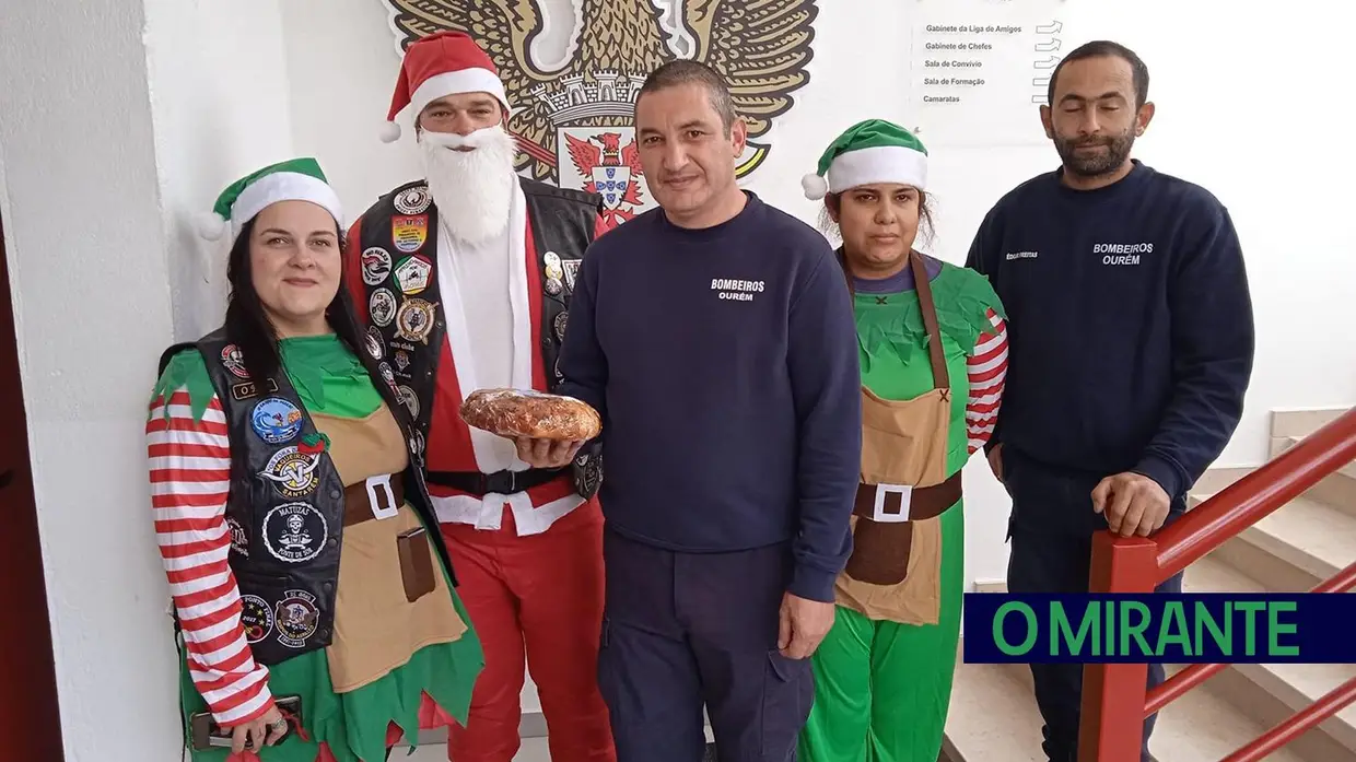 Motoclube Toda a Roda fez actividade de Natal que incluiu visita à escola da Freixianda