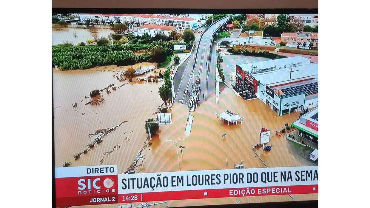 As cheias da Lezíria ribatejana agora são em Lisboa
