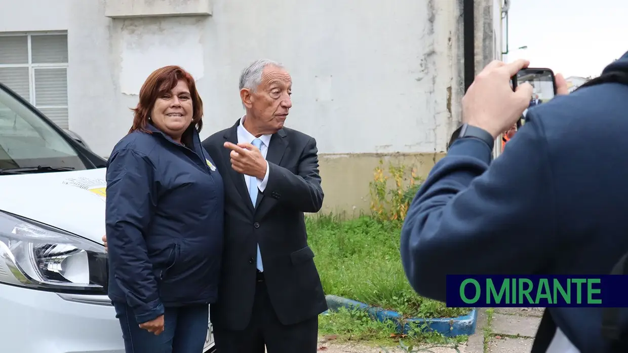 As “selfies” de Marcelo em Abrantes