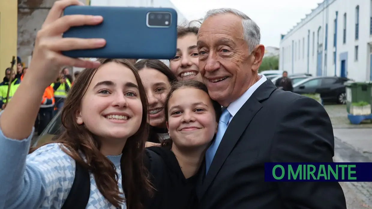 As “selfies” de Marcelo em Abrantes