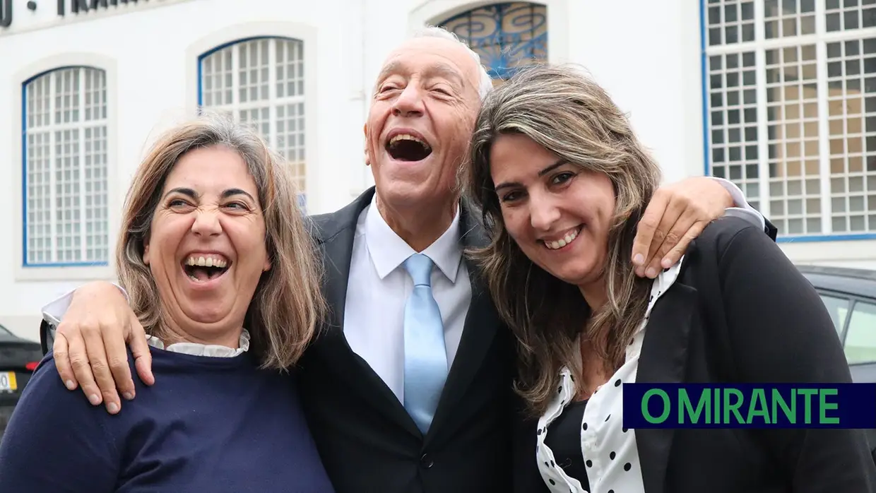 As “selfies” de Marcelo em Abrantes