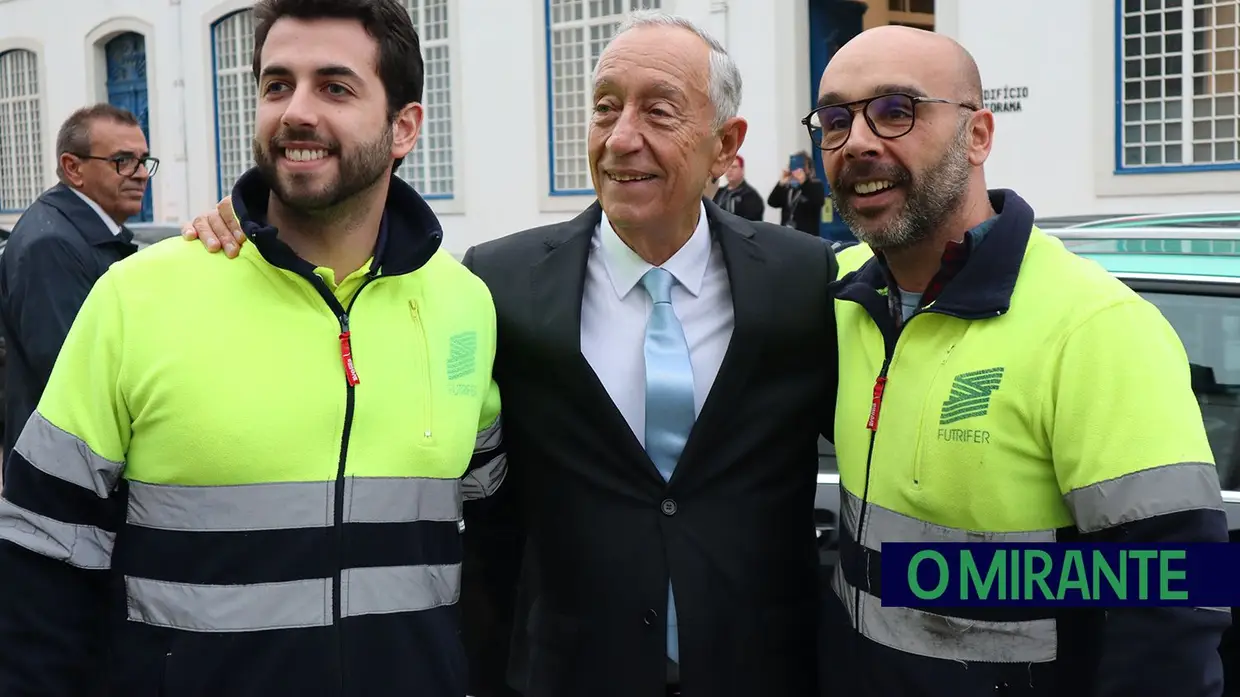 As “selfies” de Marcelo em Abrantes