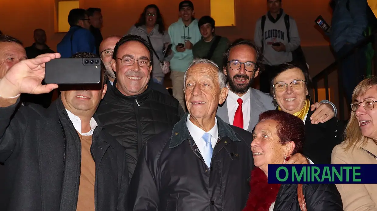 As “selfies” de Marcelo em Abrantes