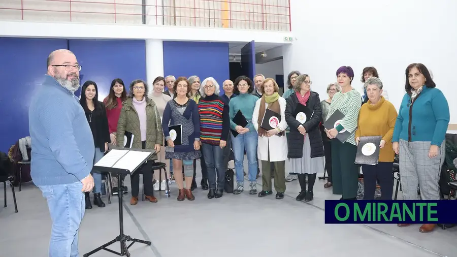 Coro do Círculo Scalabitano também canta em casamentos