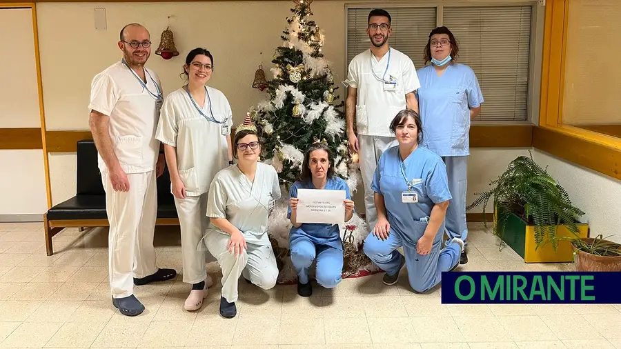 Profissionais do Centro Hospitalar do Médio Tejo celebraram o Natal