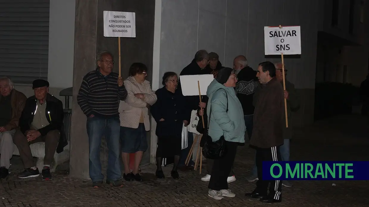 Alhandra foi palco de uma concentração pela saúde