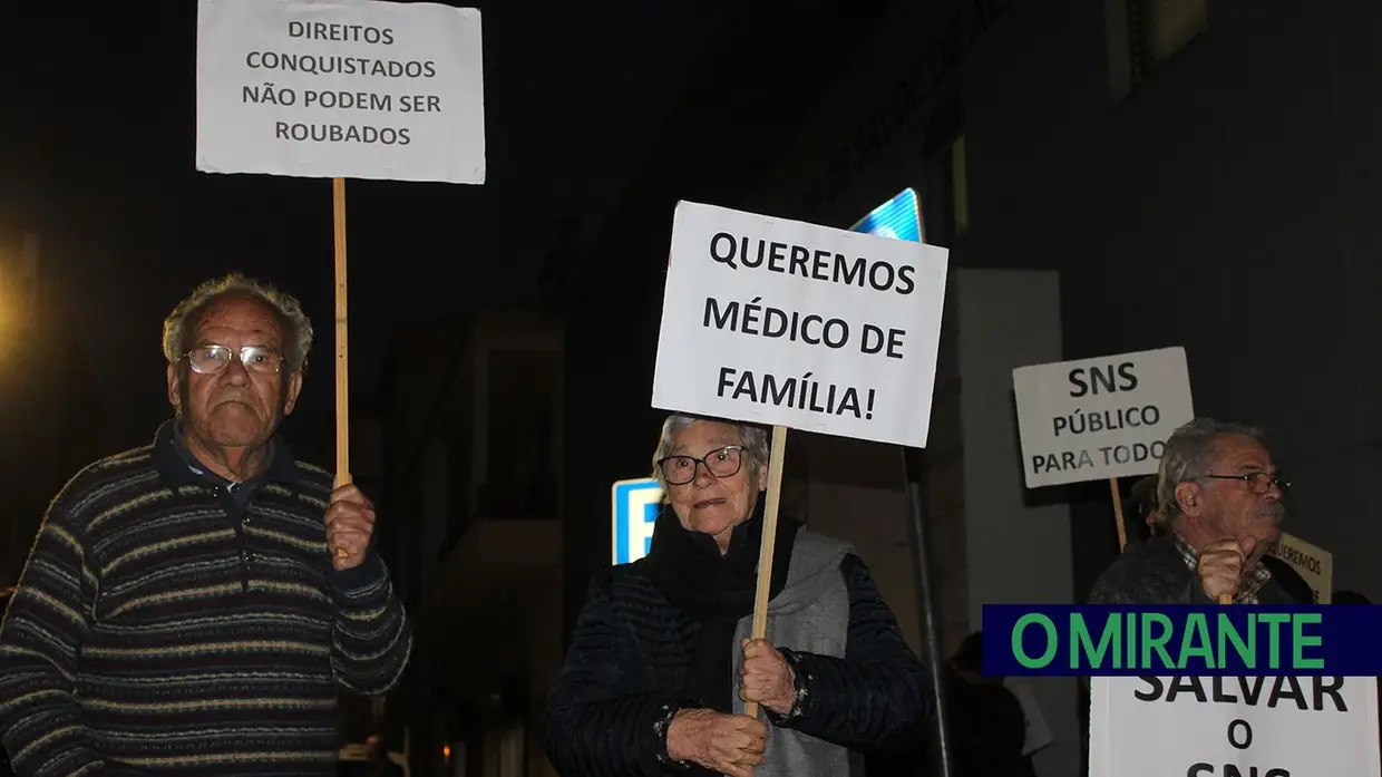 Alhandra foi palco de uma concentração pela saúde