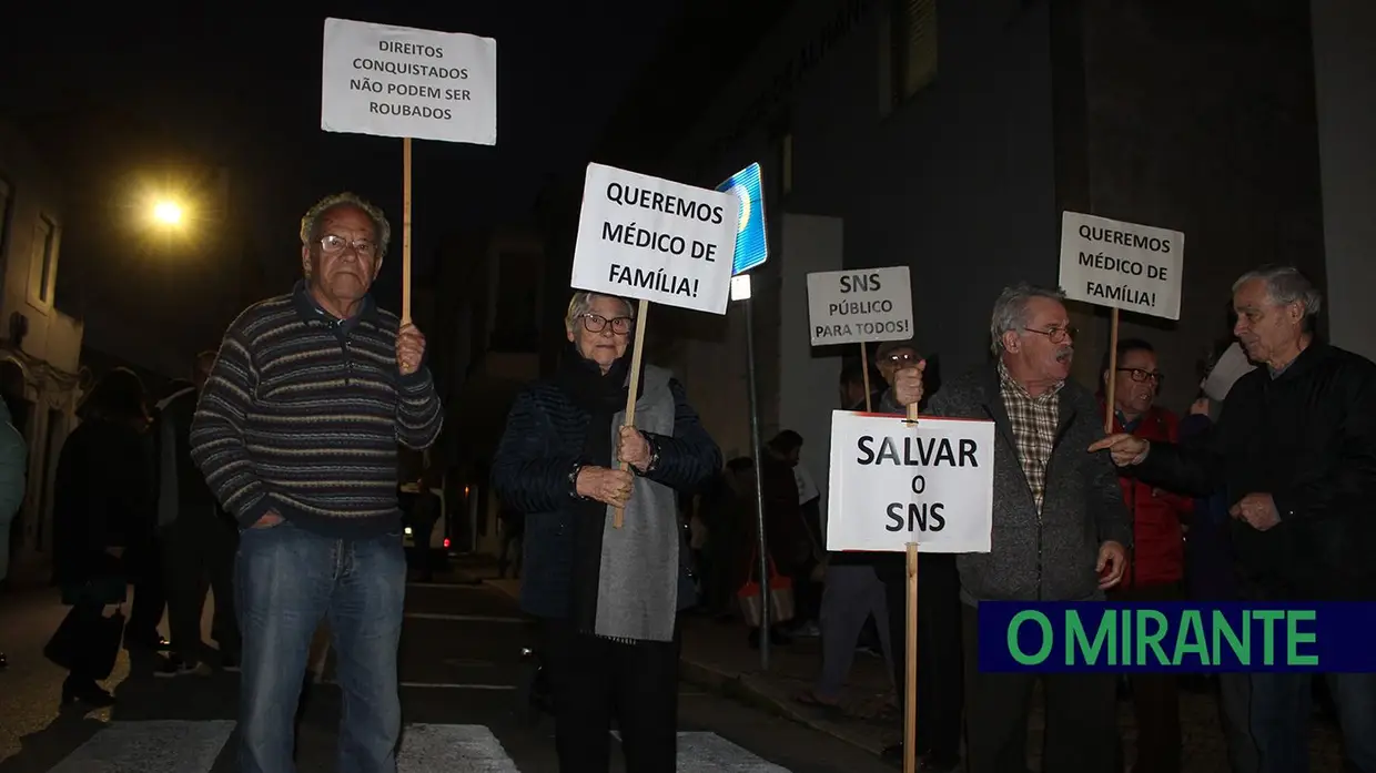 Alhandra foi palco de uma concentração pela saúde