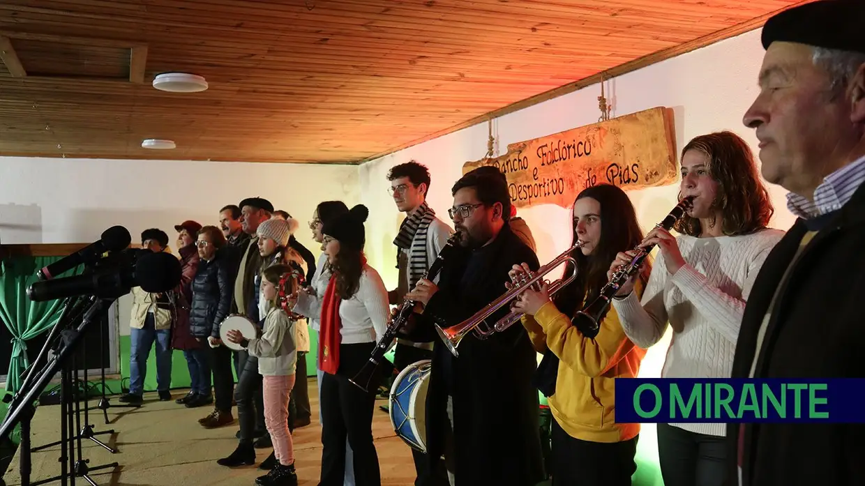 Ferreira do Zêzere cantou os Reis na sede do Grupo de Pias