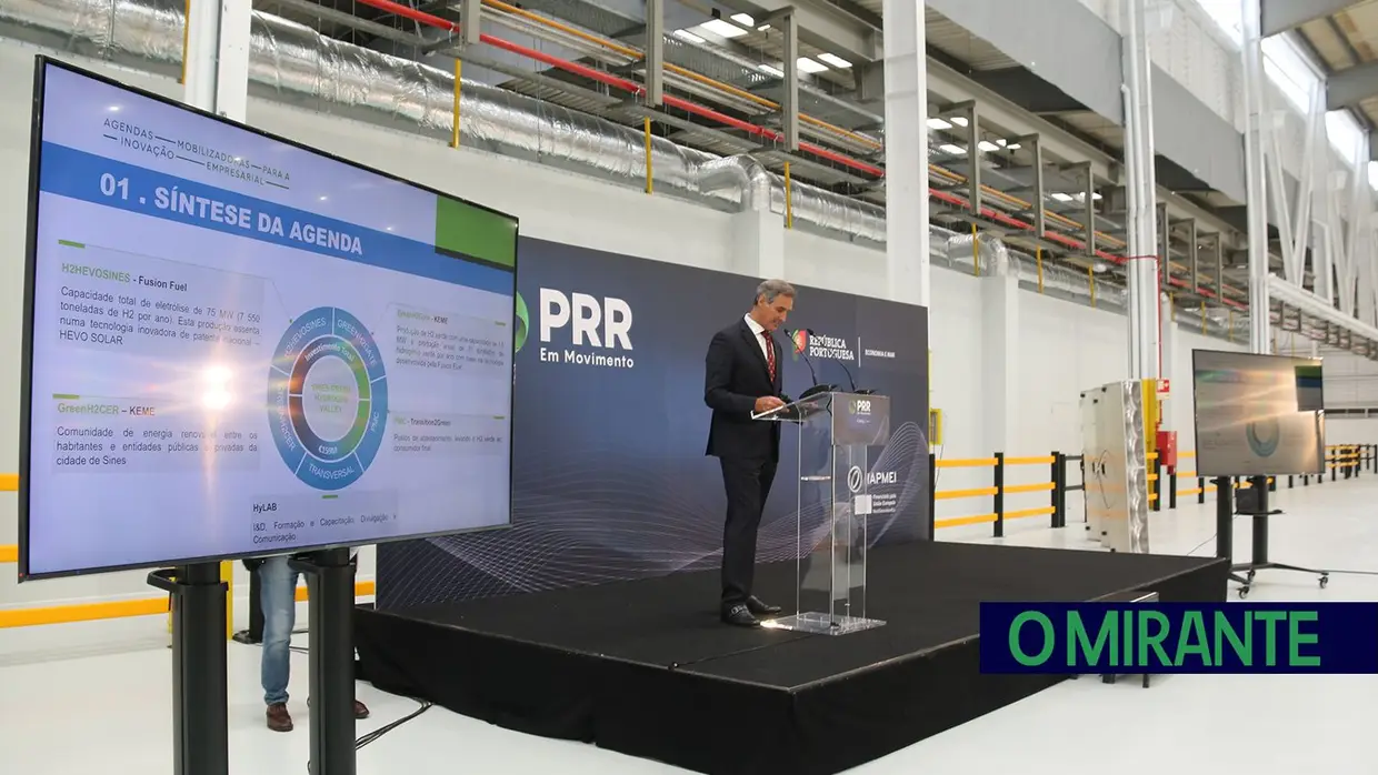Empresa instala-se em Benavente para produzir hidrogénio verde com apoio do PRR