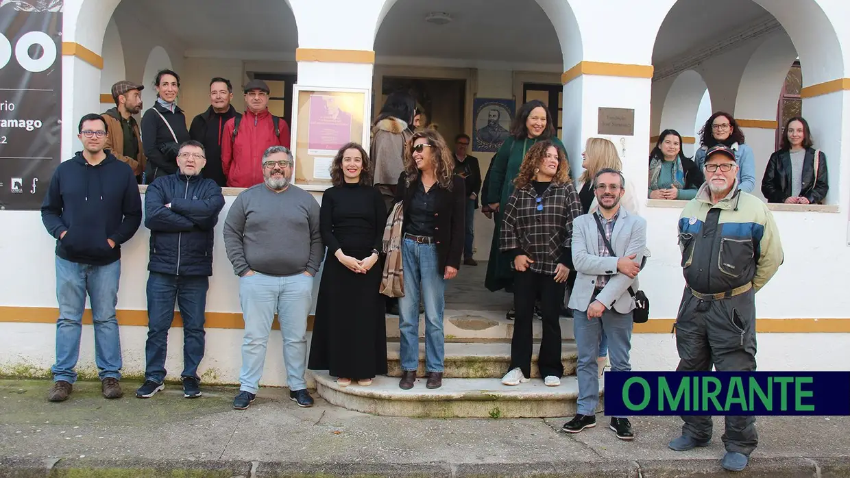 Tarde de emoções na Azinhaga com leitura viva de José Saramago