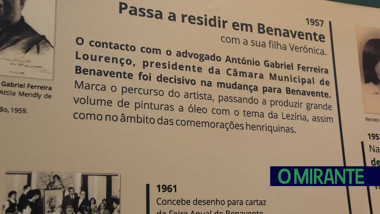 Benavente homenageia artista húngaro que viveu na vila