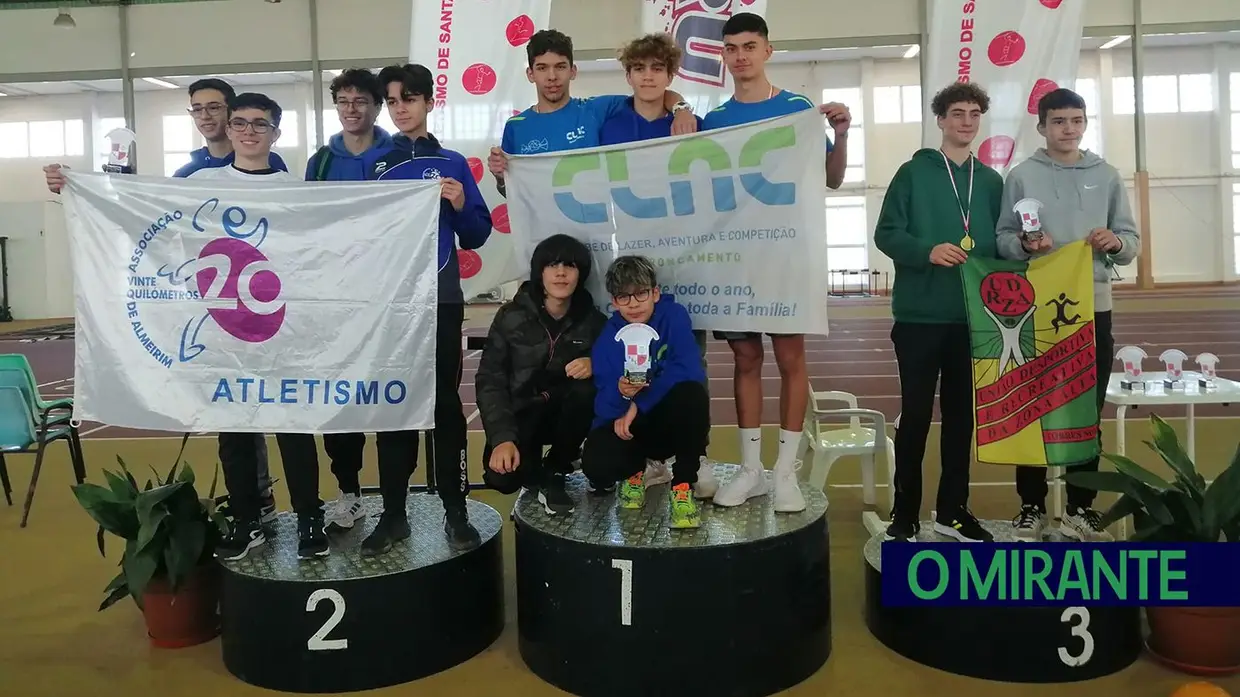 CLAC e 20KM Almeirim vencem Regional Sub 18 de Inverno em atletismo