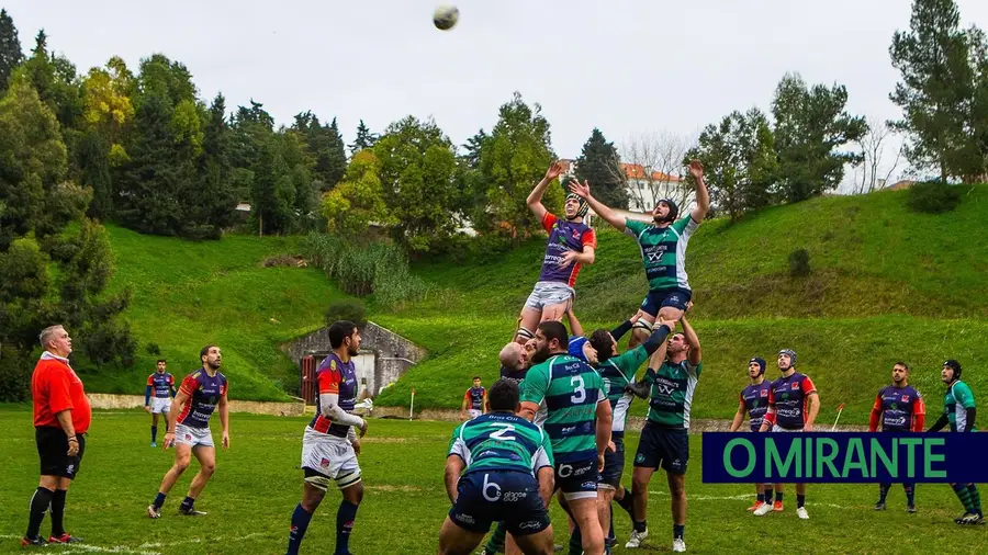 Rugby Santarém volta a vencer na fase final da 1ª divisão