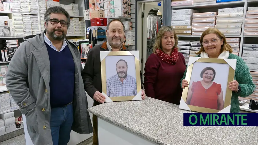 Rostos do comércio tradicional de Rio Maior em fotografia