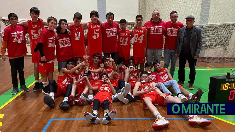 Santarém Basket campeão distrital Sub 14 masculinos Santarém Basket campeão distrital Sub 14 masculinos