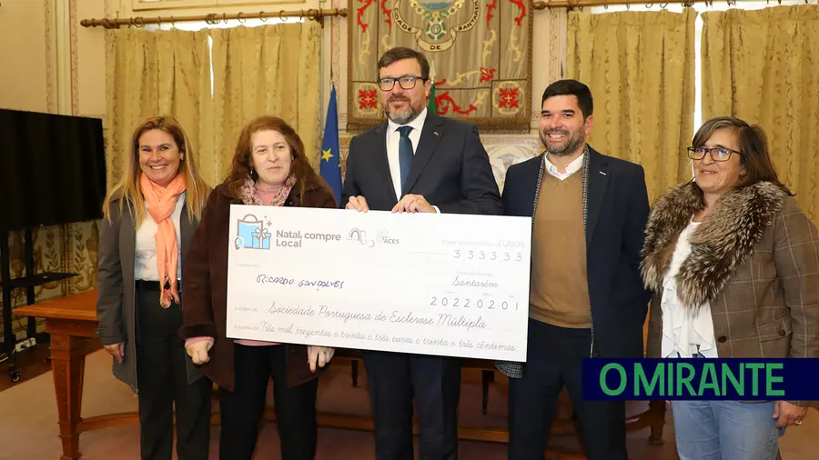 Campanha de Natal distribuiu 10 mil euros por três instituições de Santarém
