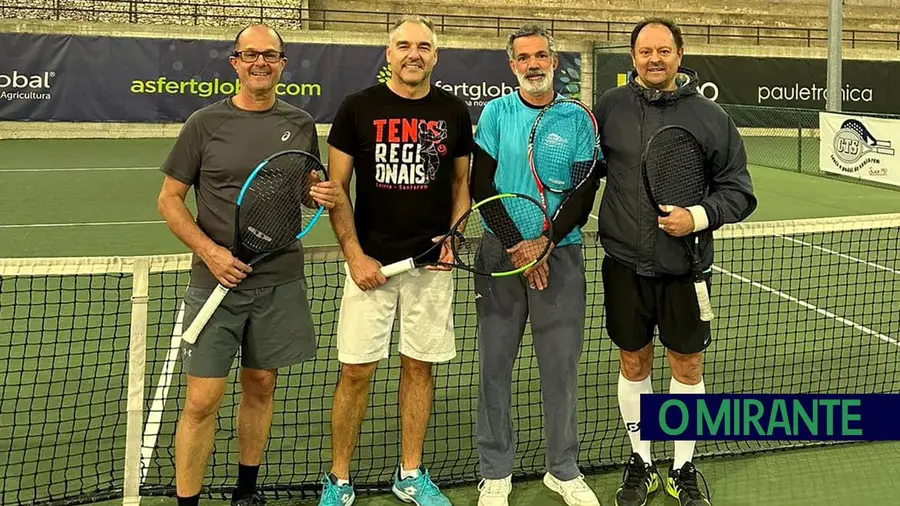 Veteranos do Clube de Ténis de Santarém campeões regionais