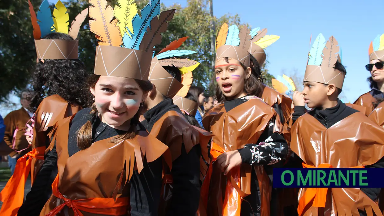 Centenas de crianças abriram festejos do Carnaval em Santarém